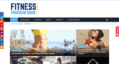 Desktop Screenshot of fitnessprogramguide.com